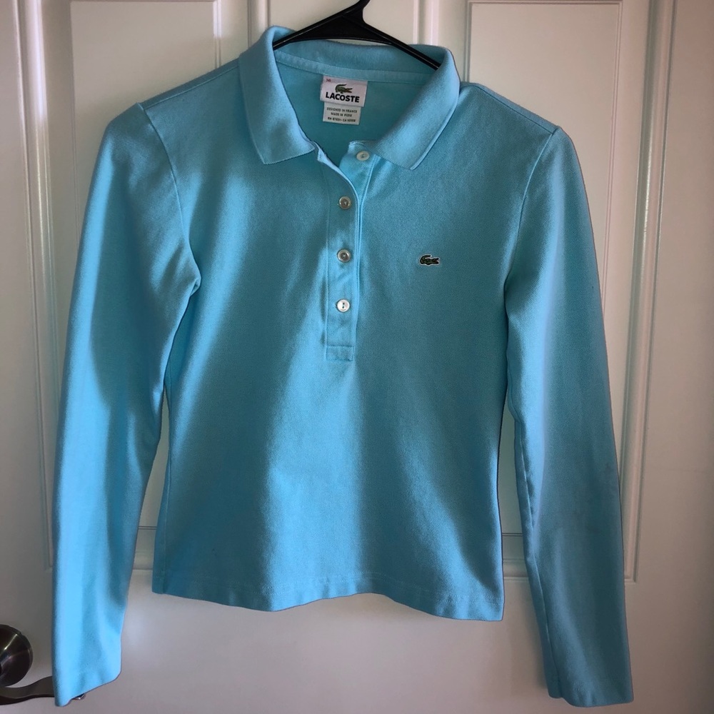 Lacoste pique polo long sleeve